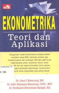 Ekonometrika: Teori dan Aplikasi