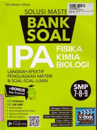 Solusi Master Bank Soal IPA SMP Kls VI, VII, VIII