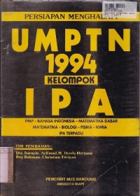 Persiapan Menghadapi UMPTN th. 1994 Kelompok IPA