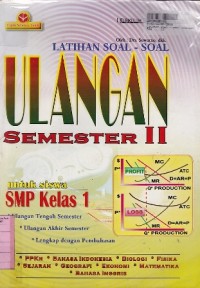 Latihan Soal-soal Ulangan Sem. 2: untuk Siswa SMP Kls. I  [KBK]