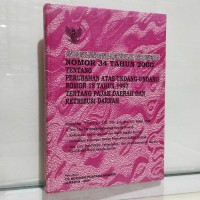 Undang-undang RI no. 34 th. 2000: tentang Perusahaan Atas UU no. 18 th. 1997 tentang Pajak Daerah dan Retribusi Daerah