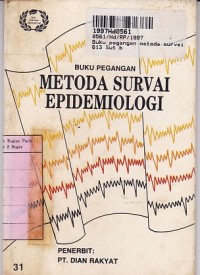 Buku Pegangan Metoda Survai Epidemiologi