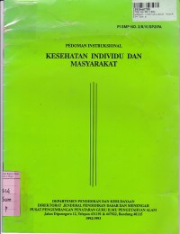 Pedoman Instruksional Kesehatan Individu dan Masyarakat