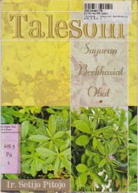 Talesom: Sayuran Berkhasiat Obat