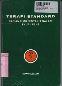 Terapi Standard: Bagian Ilmu Penyakit Dalam