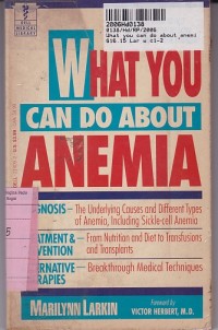 What You Can Do About Anemia