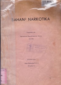 Bahan-bahan Narkotika