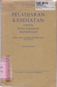 Pelajaran Kesehatan: Untuk Pengajdaran Menengah