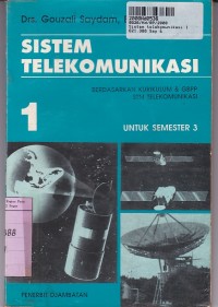 Sistem Telekomunikasi: untuk Sem. 3  [Jilid 1]