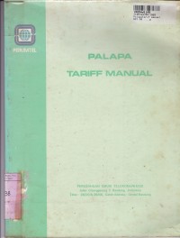 Palapa Tarif Manual