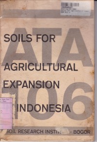 Soils for Agricultural Expansion in Indonesia