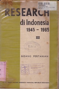 Research di Indonesia 1945 - 1965