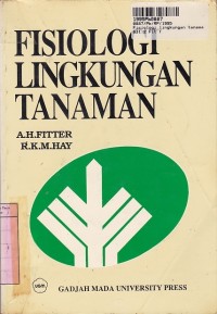 Fisiologi Lingkungan Tanaman