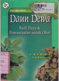 Seri Agrisehat: Daun Dewa Budi Daya dan Pemanfaatan untuk Obat