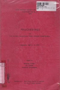 Weed Science Society of Indonesia Contribution No. 2 [1979]: Procedings of the second Indonesian Weed Science Conference