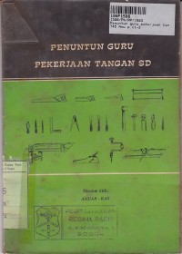 Penuntun Guru Pekerjaan Tangan SD