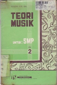 Teori Musik [Risik Jilid 2]: untuk SMP Kls. II