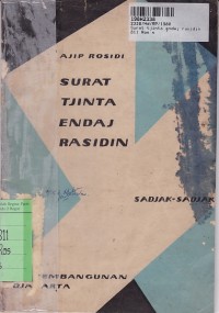 Surat Tjinta Endaj Rasidin:  Sadjak-Sadjak