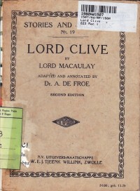 Stories and Skeches [19]: Lord Clive