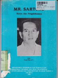 Sartono: Karya dan Pengabdiannya