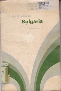 Cultural Policy in Bulgaria