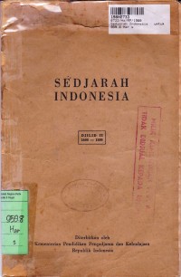 Sedjarah Indonesia [Jilid 2] : untuk Sekolah Landjutan [th. 1600-1800]