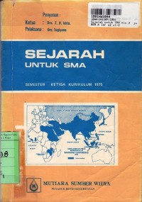 IPS Sejarah [Jilid 2]: untuk SMA Kelas II  Sem. 3 [Kur. th. 1975]