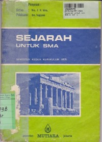 Seri IPS: Sejarah untuk SMA [Jurusan IPS Sem. 2, Kur. th. 1975]