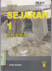 Sejarah [Jilid 1]: untuk SMA/MA Kls. X