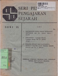 Seri IX: Seri Pembinaan Pengajaran Sejarah