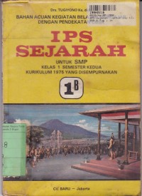 IPS Sejarah: Untuk SMP Kelas 1 Semester 2