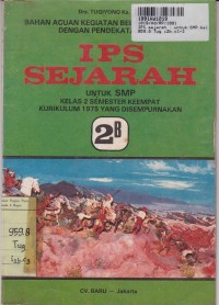 IPS Sejarah: Untuk SMP kelas II Semester Keempat