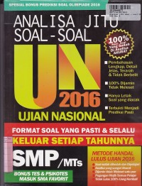 Analisa Jitu Soal-soal UN 2016 SMP/MTs