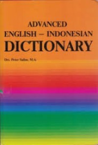 Image of Advanced English - Indonesian Dictionary