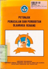 Petunjuk Pemasalan & Pembibitan Olahraga Renang