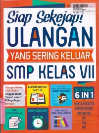 Siap Sekejap! Ulangan yang Sering Keluar SMP Kls. VII