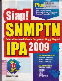 Siap! SNMPTN IPA 2009