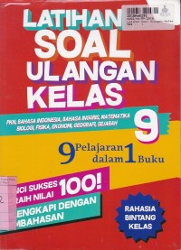 Latihan Soal Ulangan Kls. IX