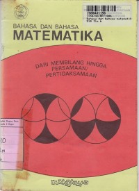 Bahasa & Bahasa Matematika dari Membilang Hingga Persamaan/Pertidaksamaan