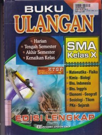 Buku Ulangan: untuk SMA Kls. X [KTSP]