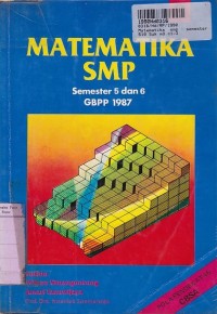 Matematika [Jilid 3]: untuk SMP Sem. 5 & 6 - GBPP th. 1987