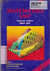 Matematika SMP [Jilid 2]: untuk Sem 3 & 4 [GBPP th. 1987]