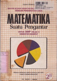 Bahan Acuan Kegitan Belajar Mengajar dengan Pendekatan CBSA= Matematika Suatu Pengantar [2b]: untuk SMP Kls. II Sem. 4 [GBPP Kur. th. 1975]