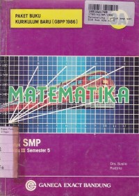 Matematika [Jilid 3a]: untuk SMP Kls. III Sem. 5