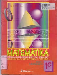 Panduan Belajar Matematika [Jilid 1b]: untuk SLTP Kls. I - Tengah Tahun Kedua Kur. th. 1994