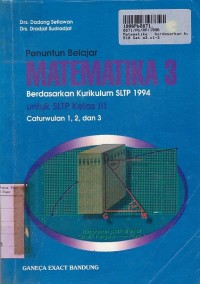 Penuntun Belajar Matematika [Jilid 3]: untuk SLTP Kls. III Cawu 1, 2 & 3 - Kur. th. 1994