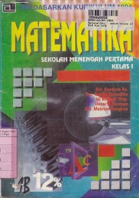 Matematika [Jilid 1b]: untuk Siswa SLTP Kls. VII Cawu 2 - Kur. th. 1994