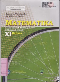 Matematika: untuk SMA/MA Kls. XI  - Program Bahasa