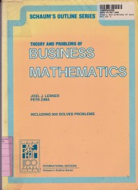 Theory & Problems of Business Mathematics