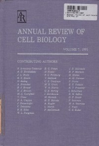 Annual Review of Cell Biology [Vol. 6 - th. 1990]